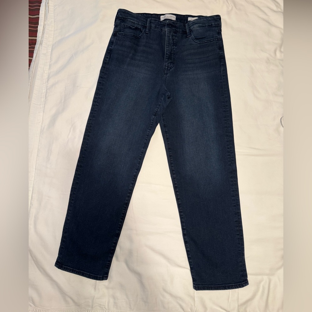 Social standard by sanctuary Women's Straight Leg Jeans - Dark Blue